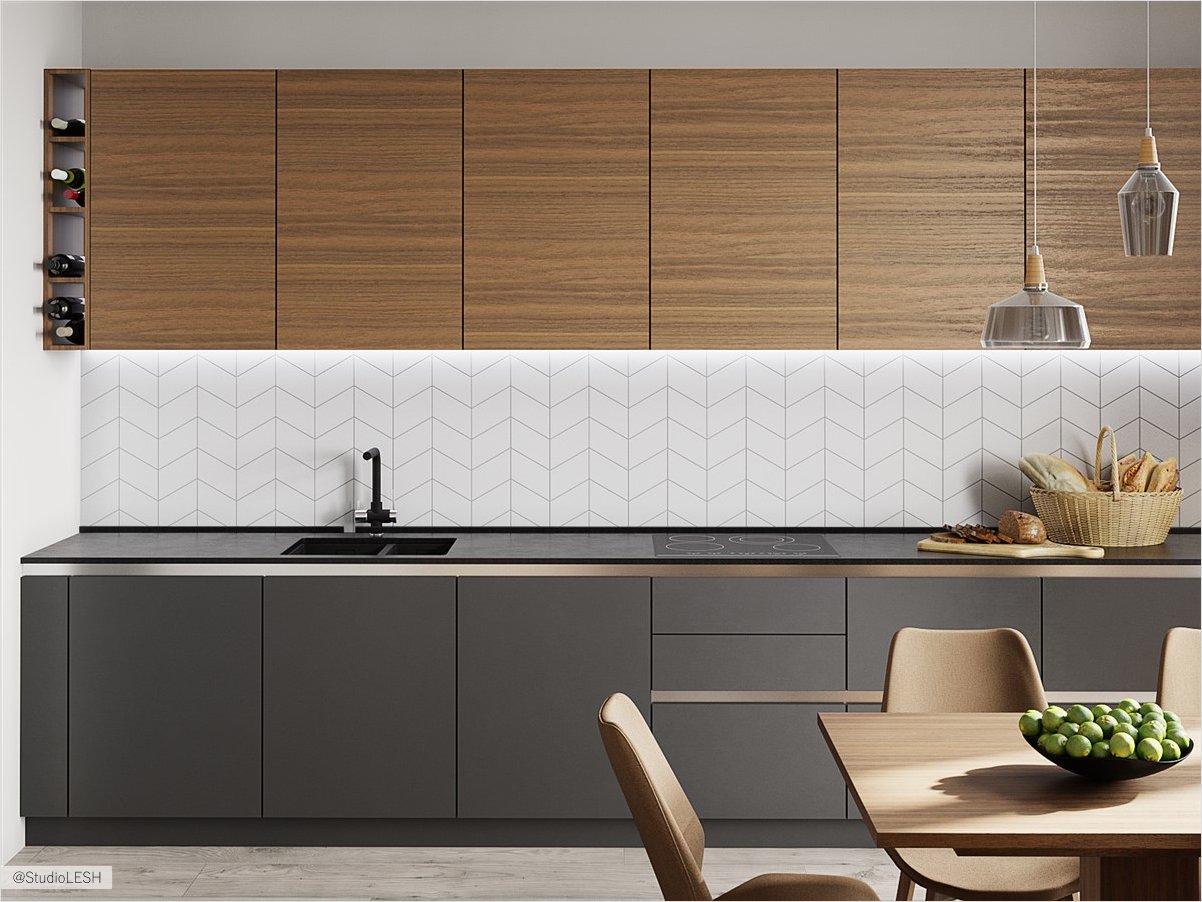 Кухонный гарнитур - LESH Дизайн интерьеров