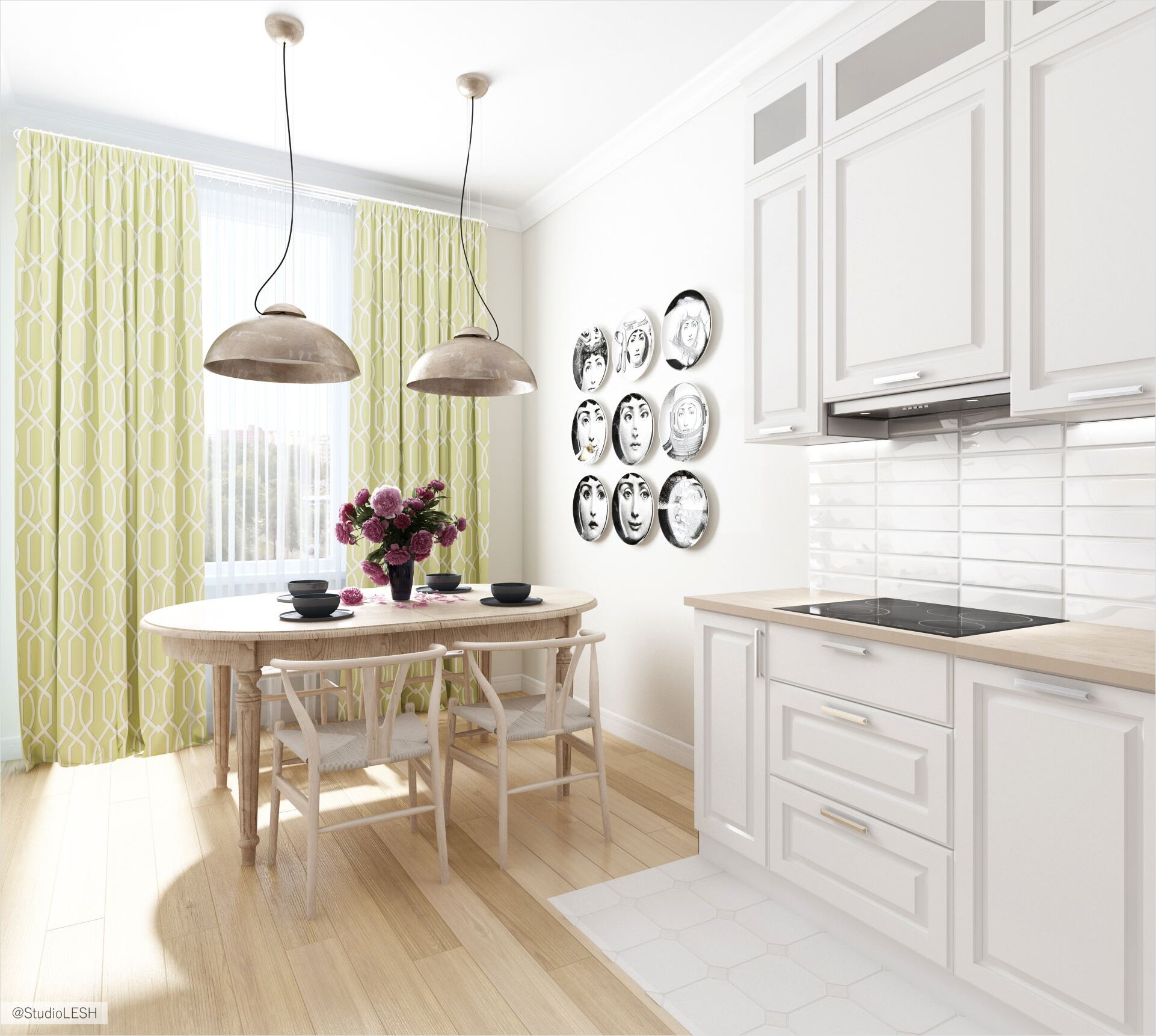 Кухня с обеденным столом