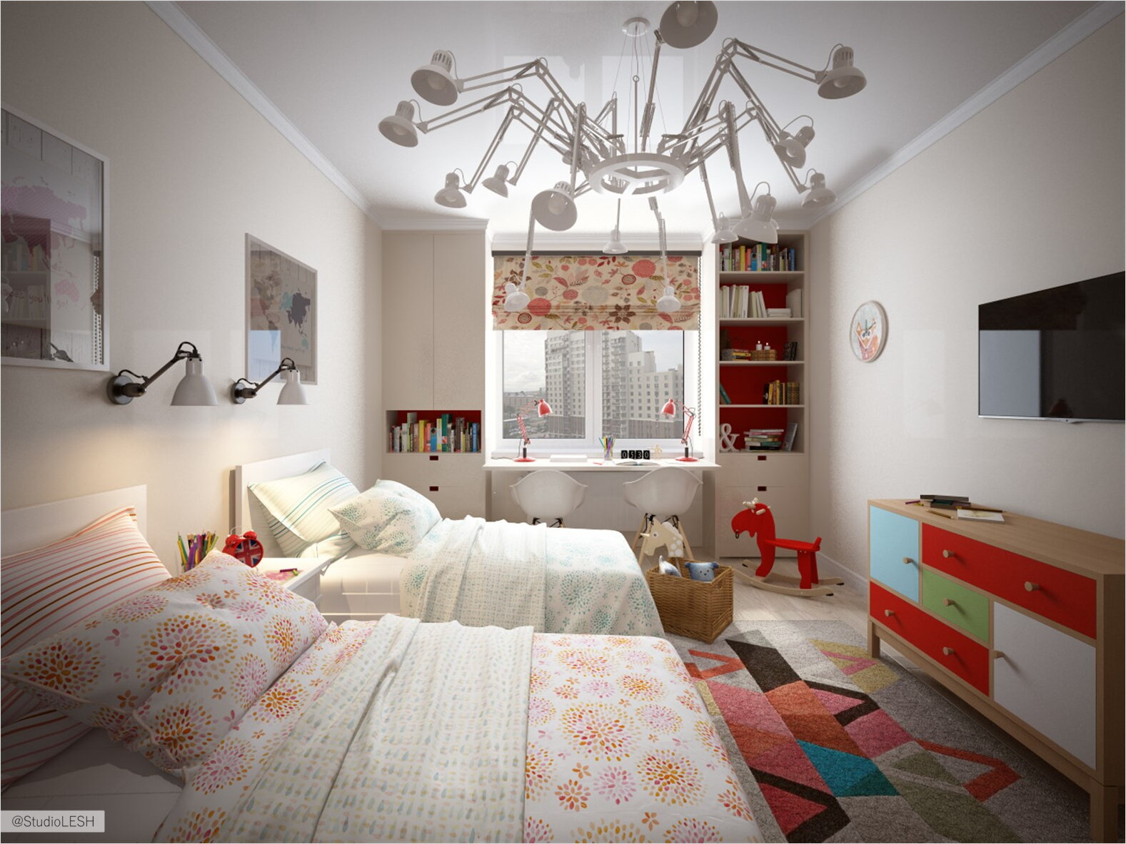 яркая детская комната