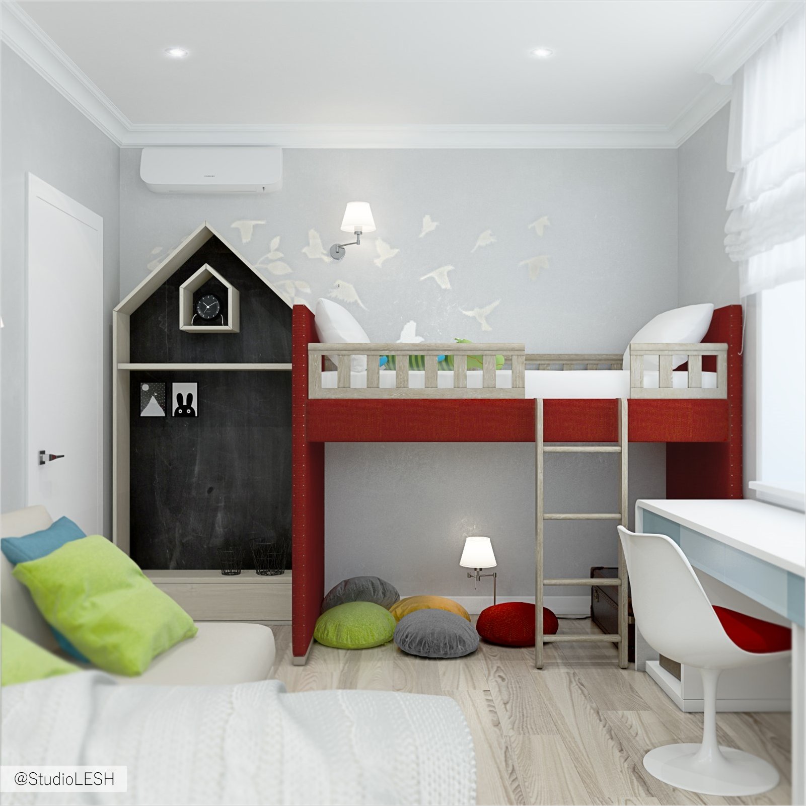 современный дизайн детской