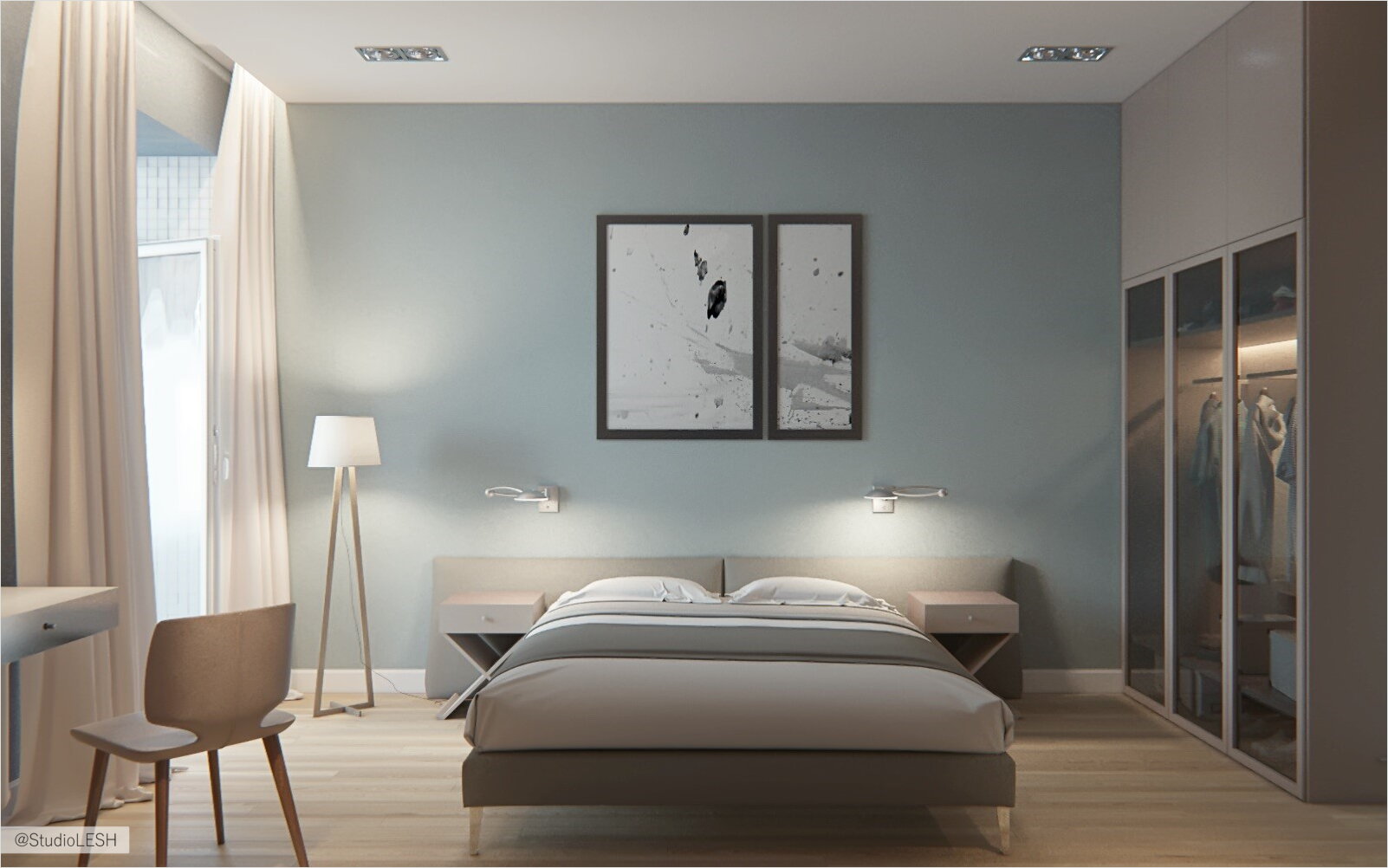 Спальня в современном стиле