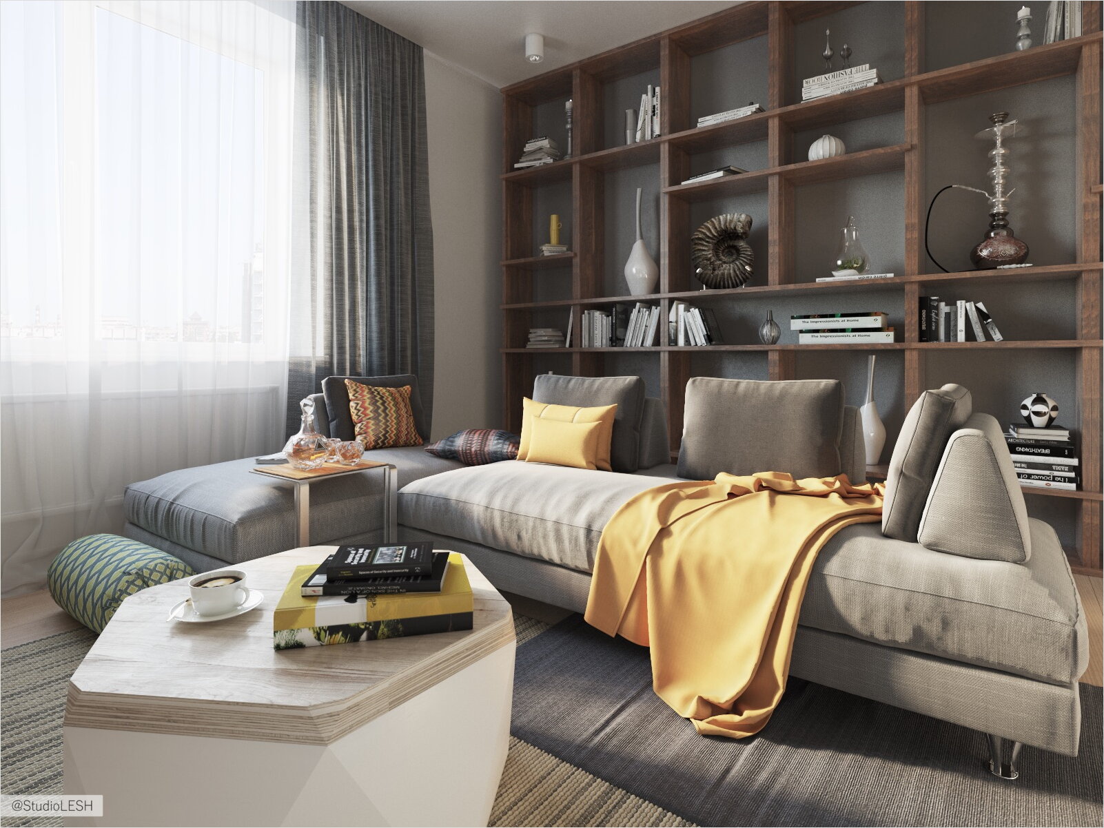 Гостиная в современном стиле