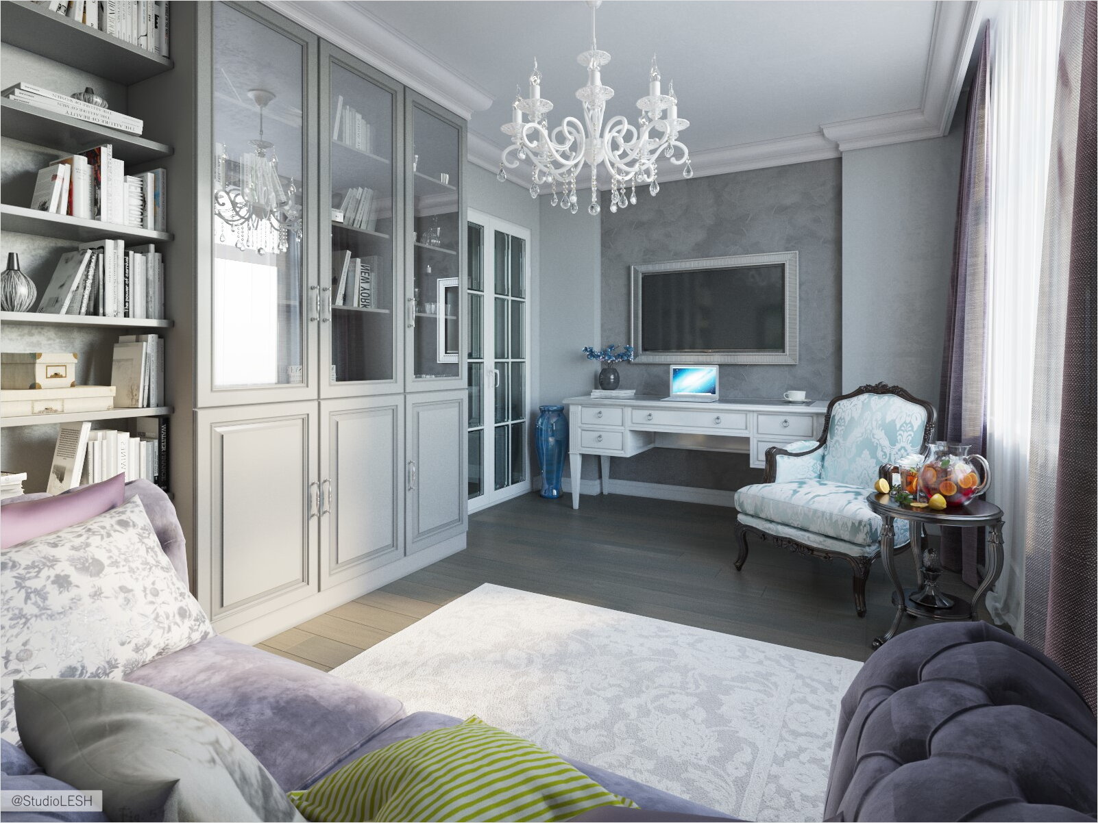 Рабочая зона в кабинете