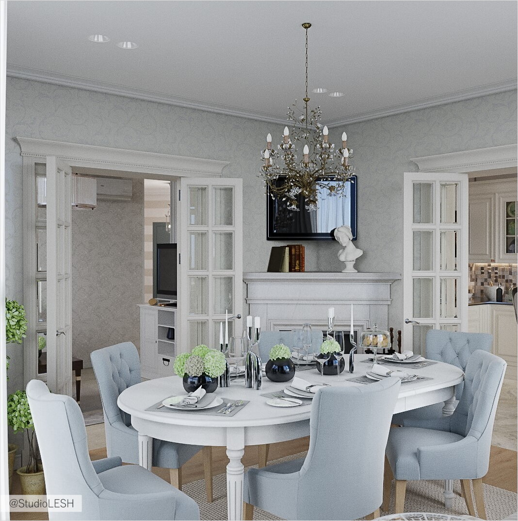 Обеденная зона на террасе