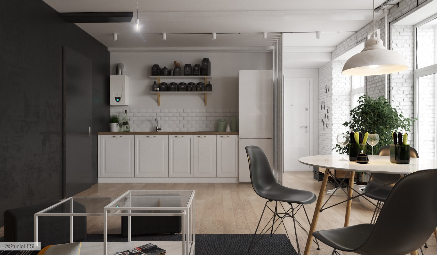 Просторная студия