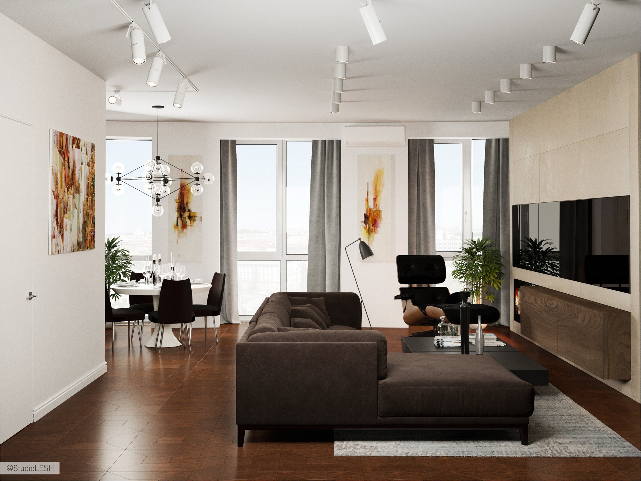 Современный стиль в интерьере