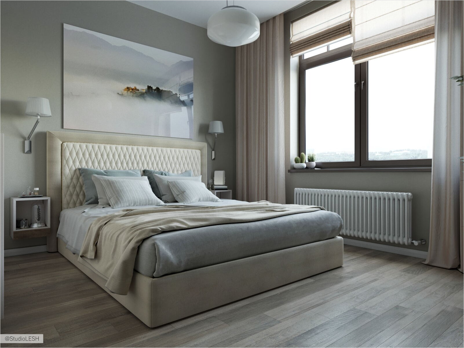 Уютная спальня в современном стиле