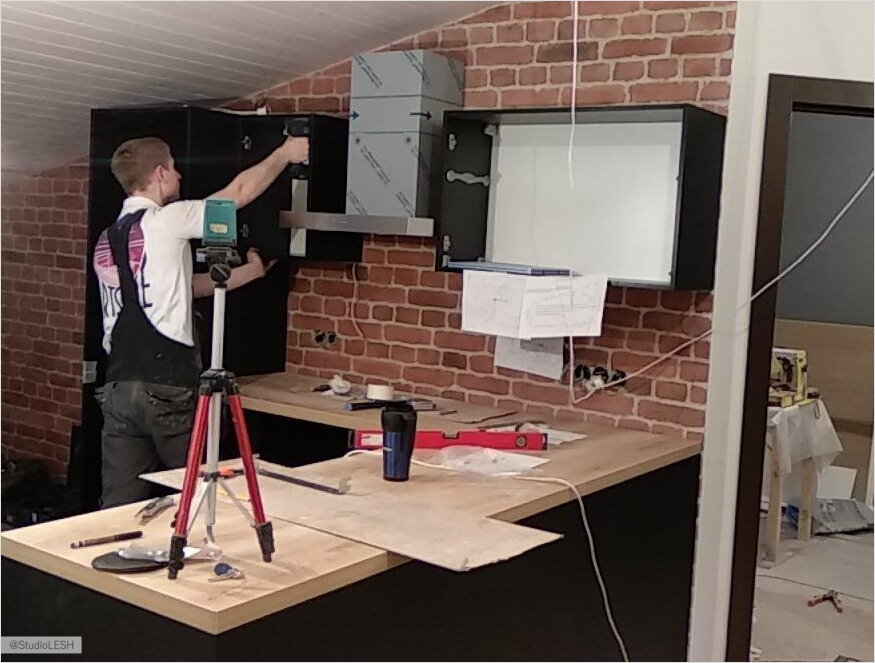 Установка кухни