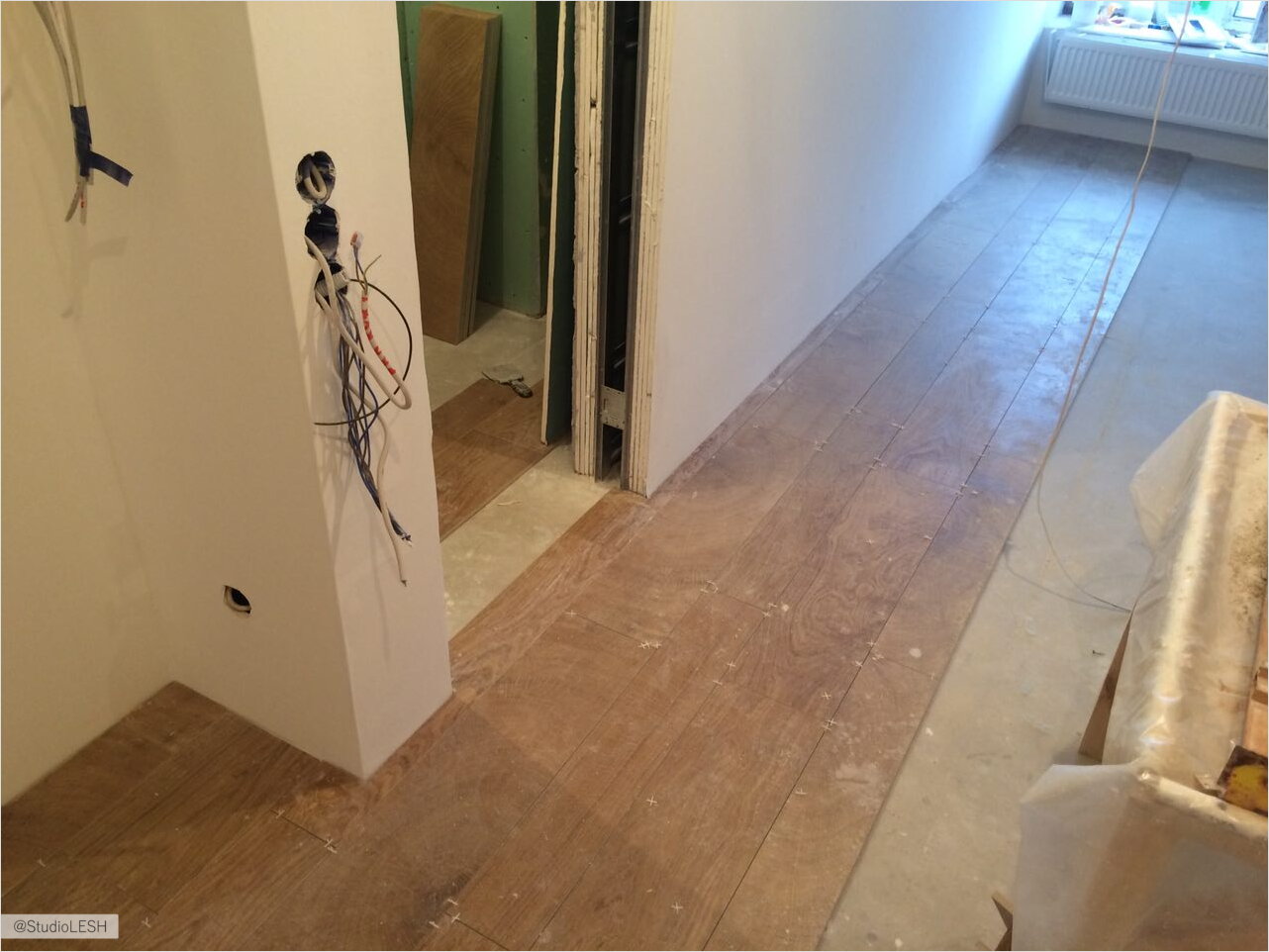 Укладка пола