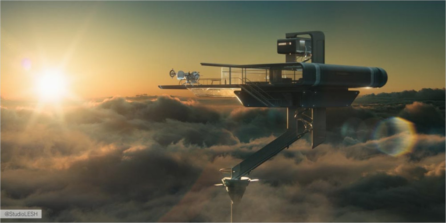 Интерьер дома из фильма Обливион