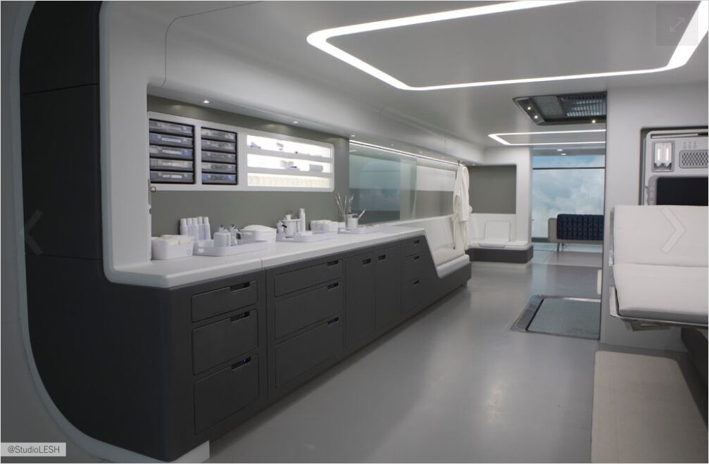 Интерьер дома из фильма Обливион