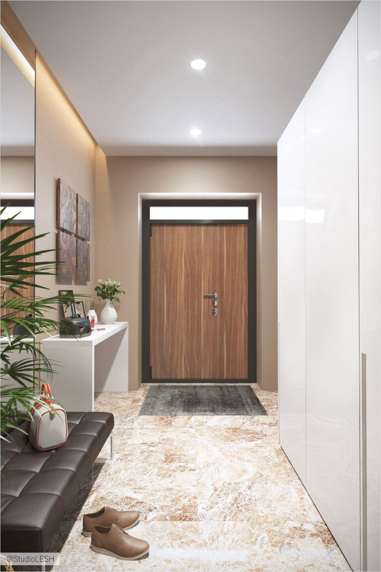 Дизайн проект прихожей зоны