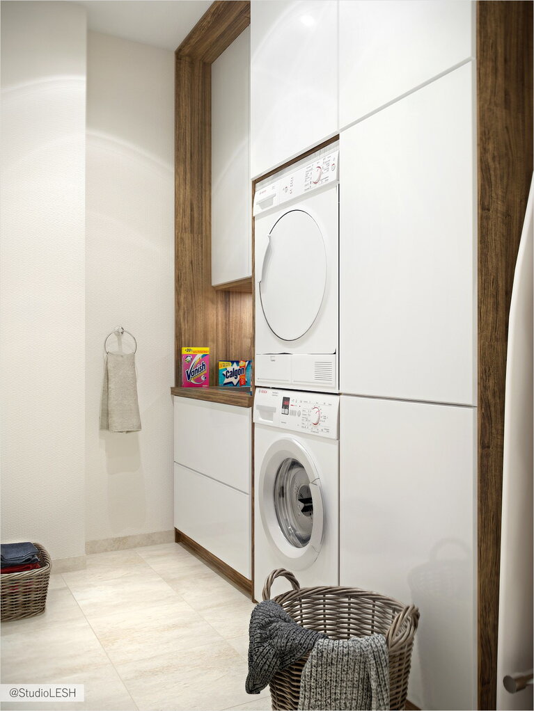 Хозяйственное помещение, дизайн интерьера 