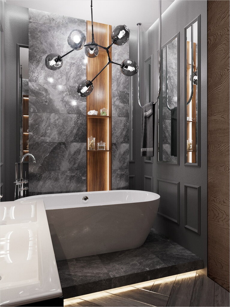  Отдельно стоящая ванная