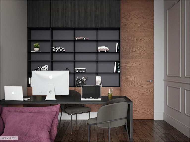 Рабочий кабинет в ЖК Собрание