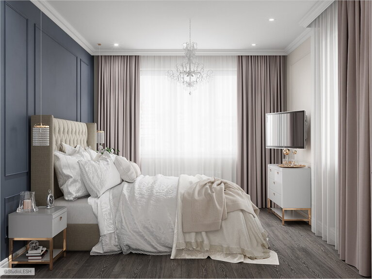 Спальня в стиле современная классика