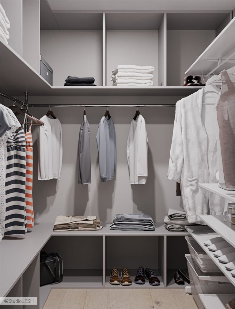 Гардероб, хранение одежды дома