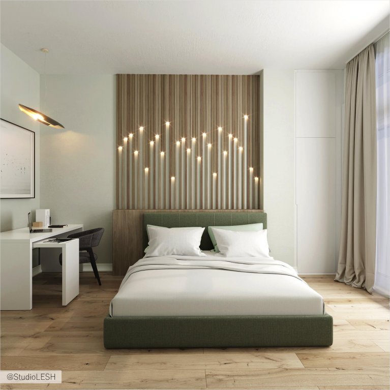 Оформление спальной комнаты в современном стиле
