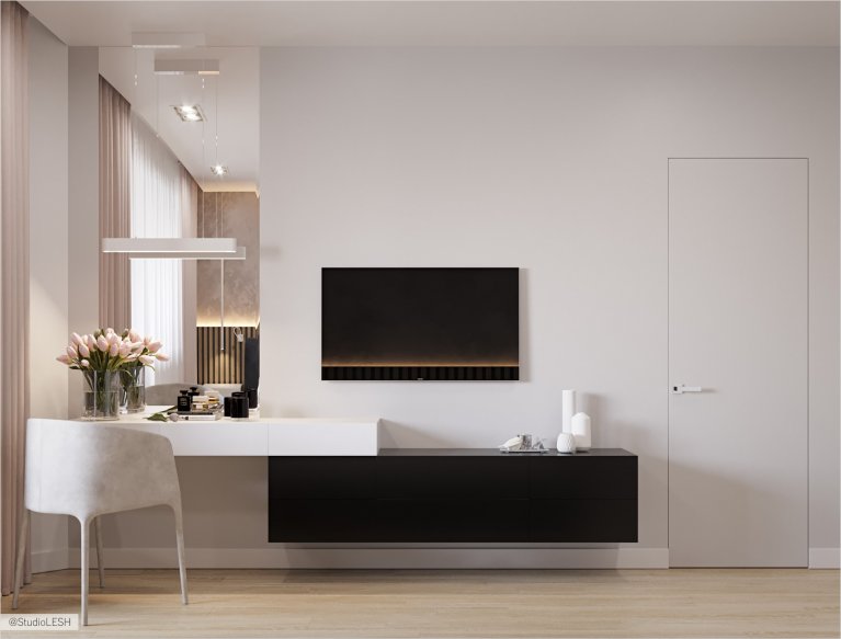 Спальня в стиле минимализм 