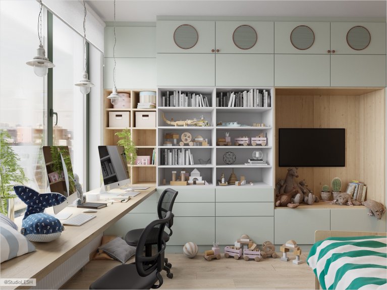 Большой книжный шкав 