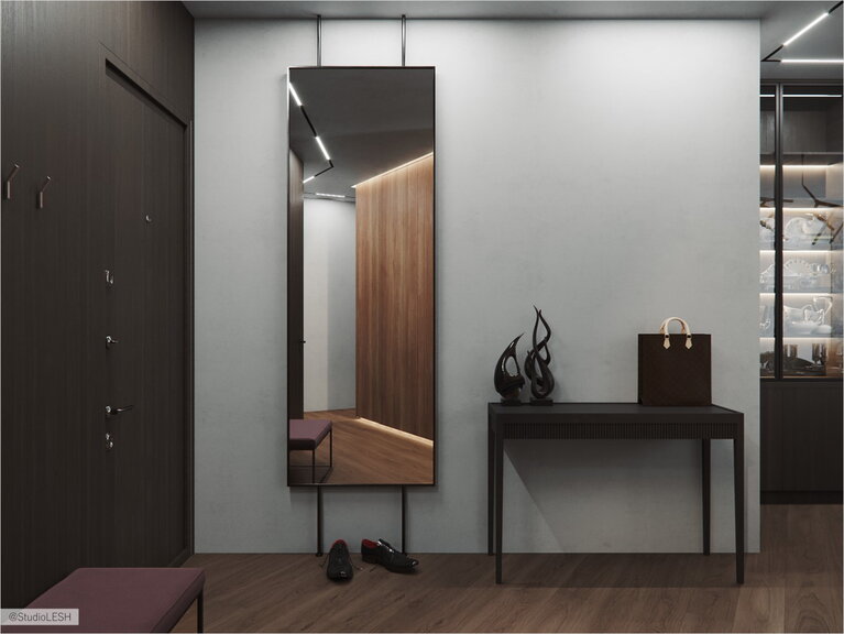 Stylish hall in the apartment