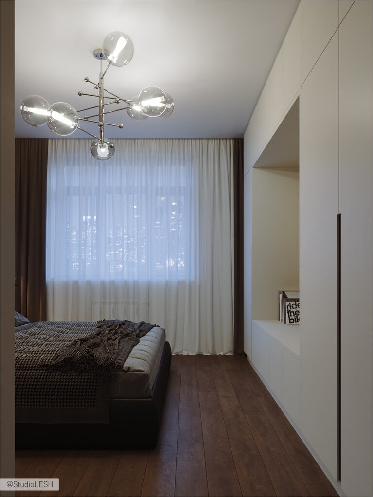  Smooth furniture fronts for room integrity.