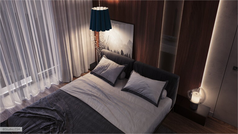 Двухспальная кровать в жк арена парк 