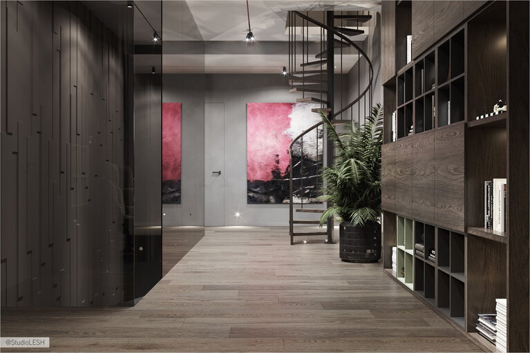 Фото винтовых лестниц в частном доме 