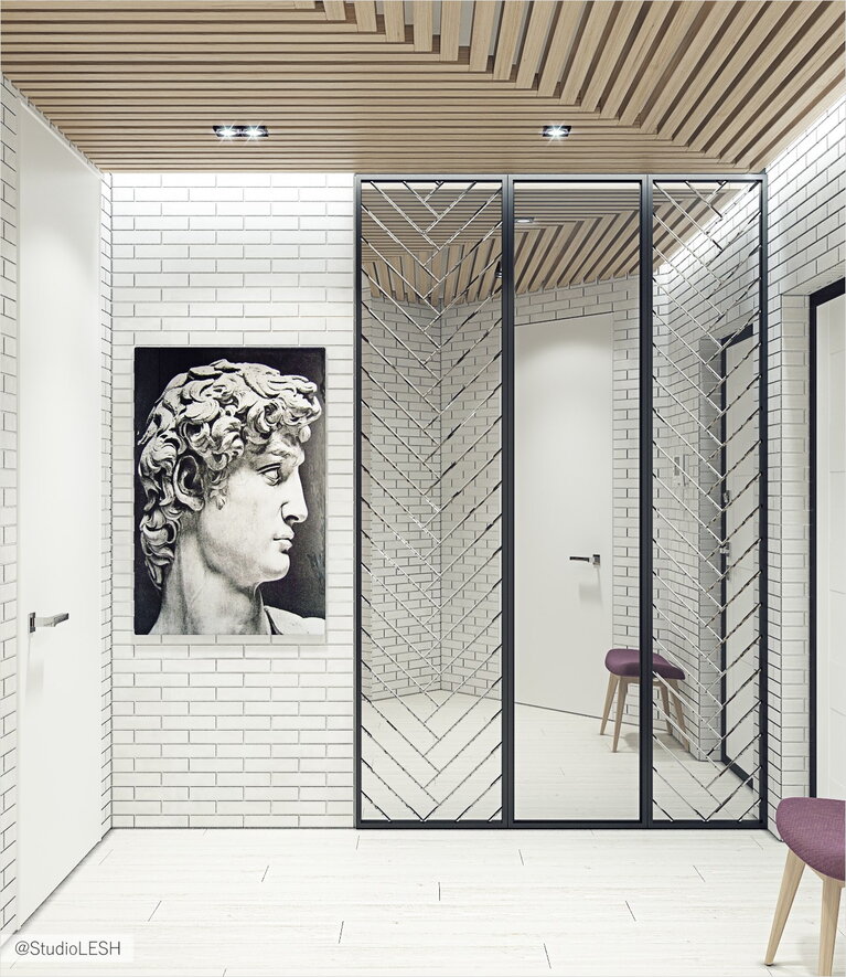 Проект прихожей, шкаф для вещей 