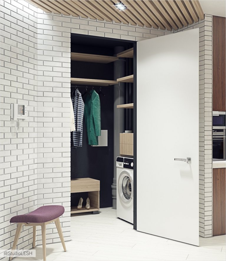 Гардероб в прихожей 