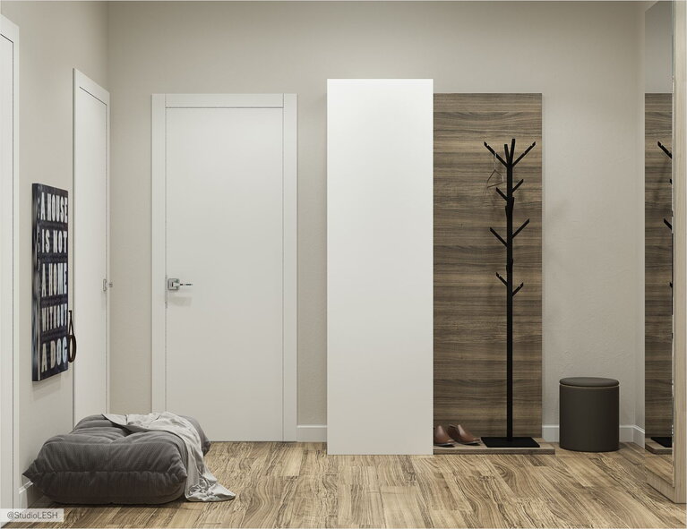 Дизайн проект коридора и прихожей 