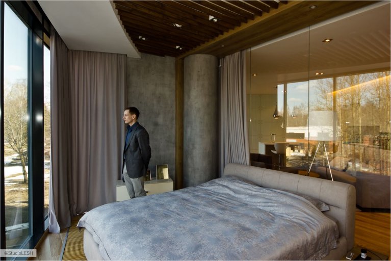 Дизайн квартиры с панорамными окнами 