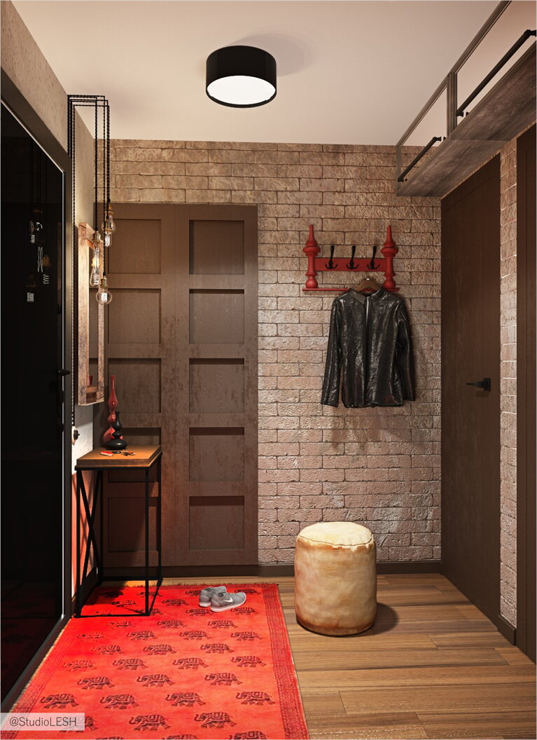 Кирпичное покрытие стены