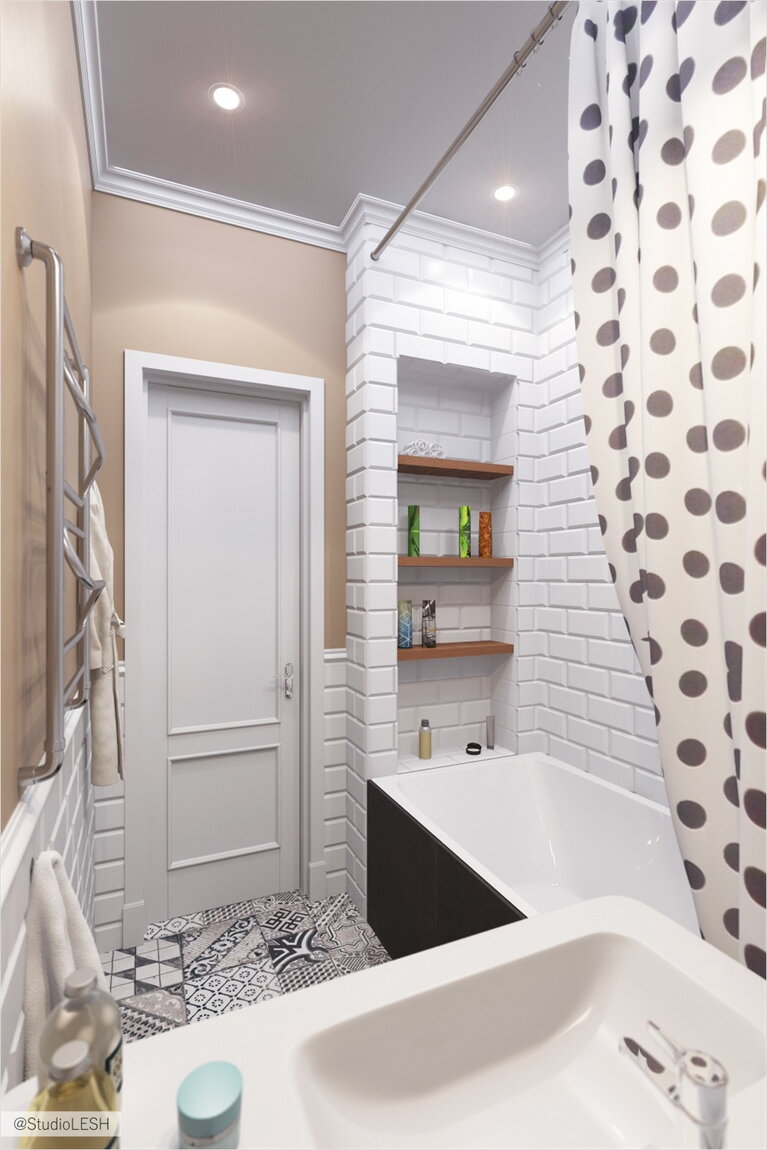 современный дизайн ванной