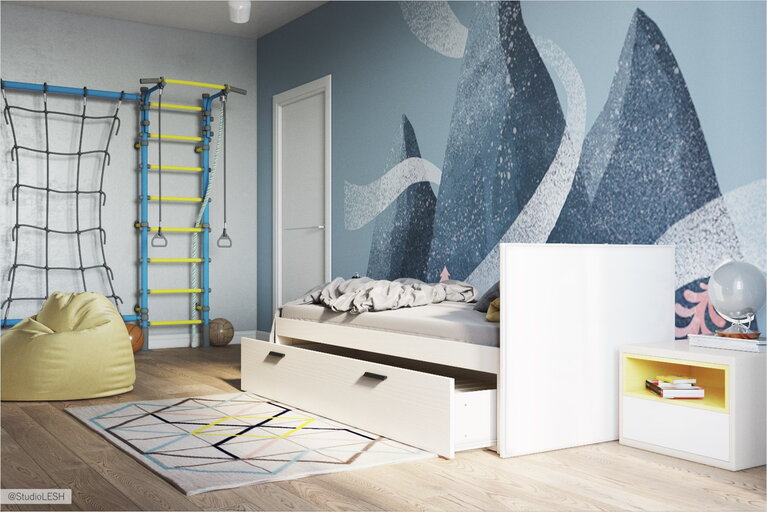 Детская комната шведская стенка