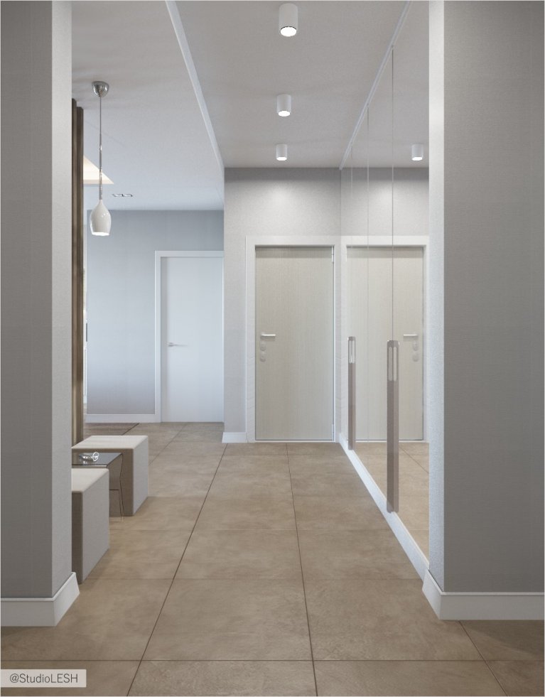 Просторный коридор