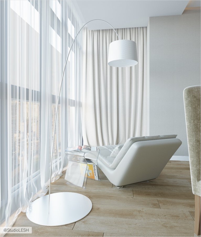 Ланж зона в спальне