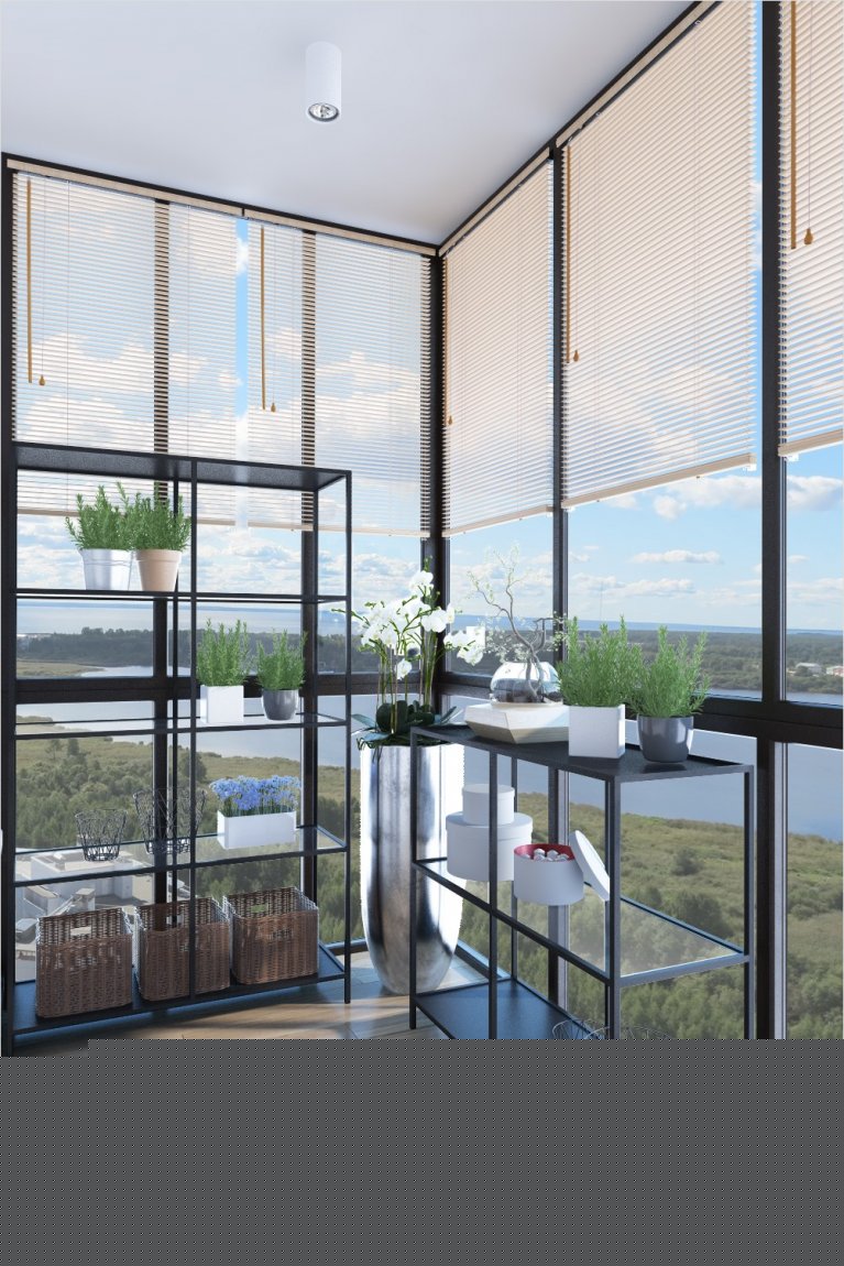 Балкон панорамные окна