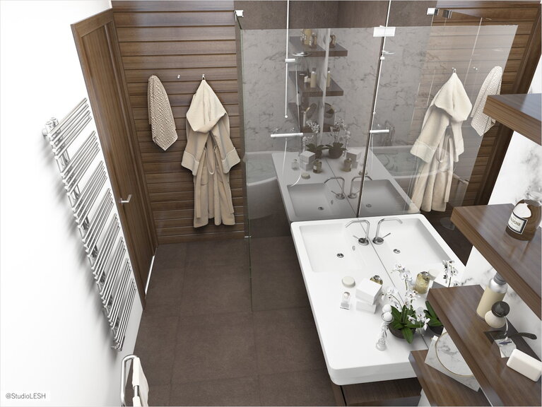 Интерьер ванной в современном стиле