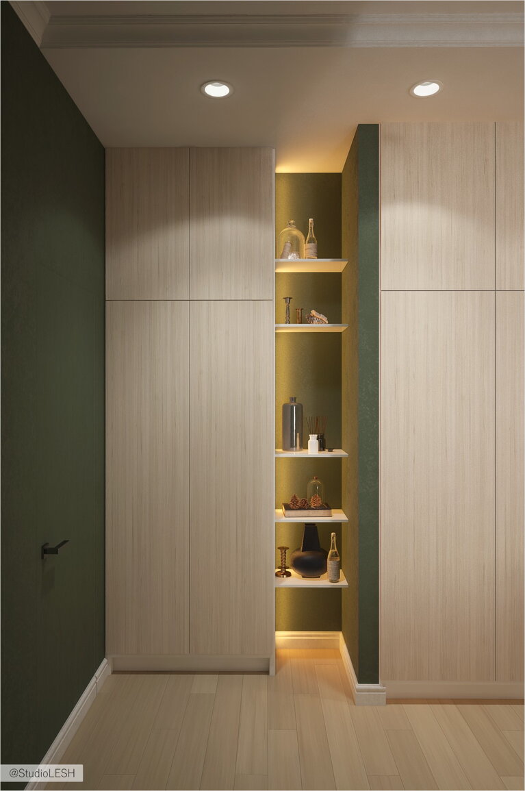 Гостиная зона хранения