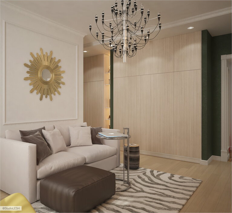 Гостиная мягкий диван