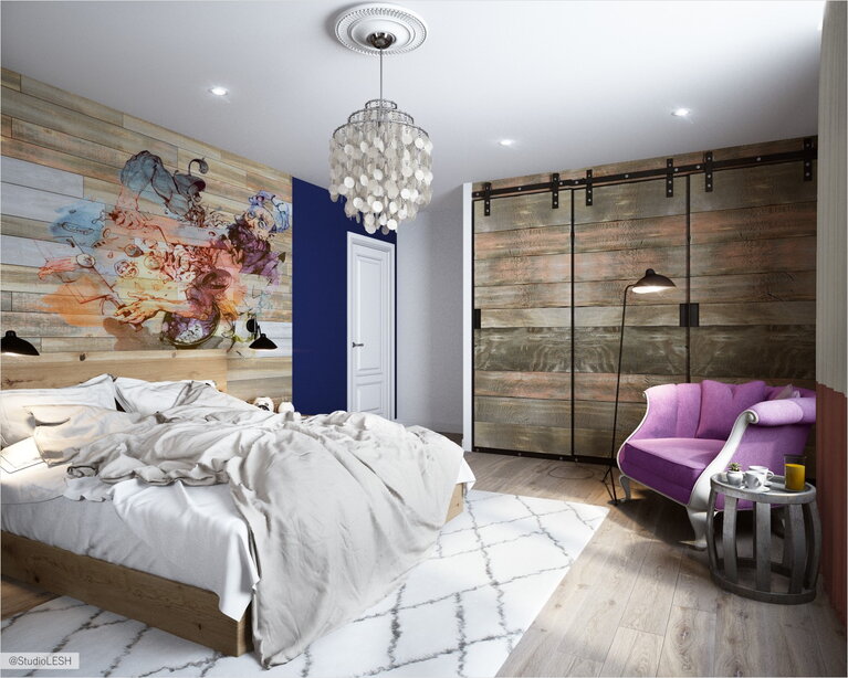 Спальня амбарный шкаф