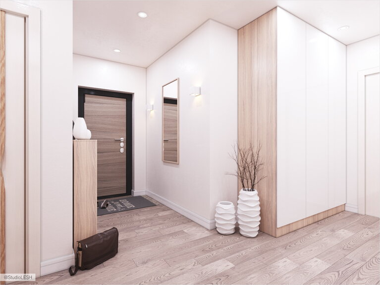 Светлая прихожая