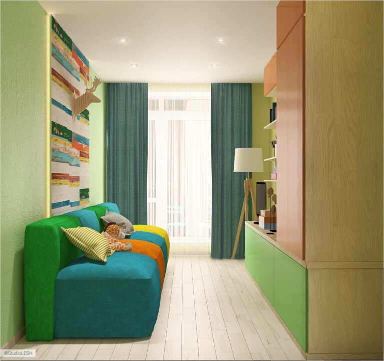 Гостиная модульный диван