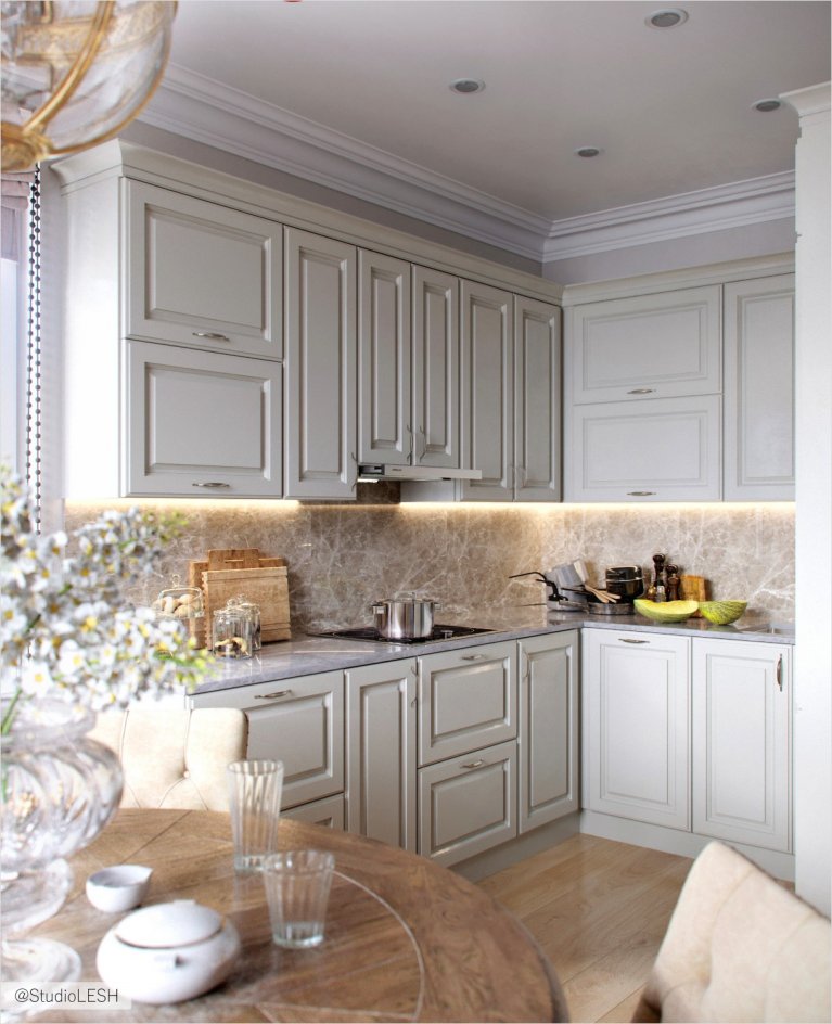 Кухня филенчатые фасады