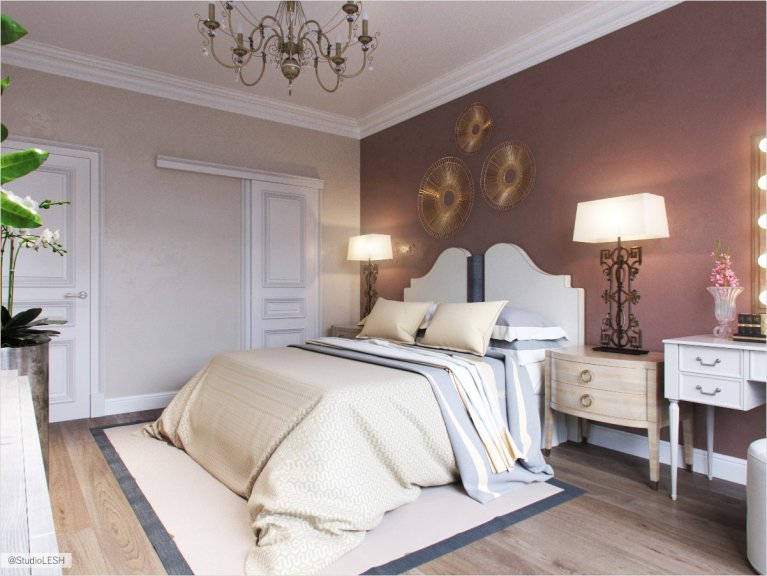 Спальня кровать wing