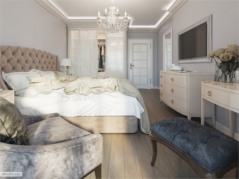 Спальня в классическом стиле