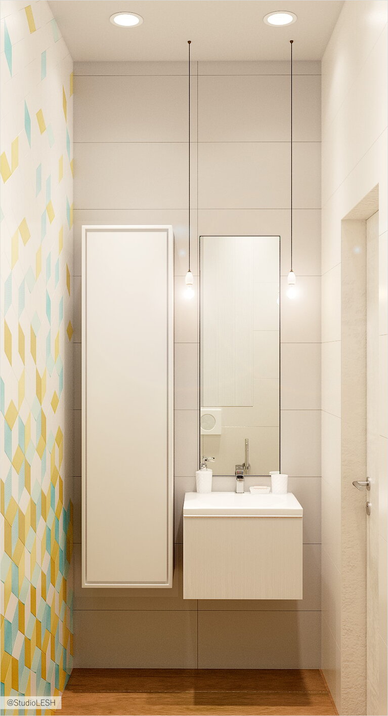 Яркий санузел