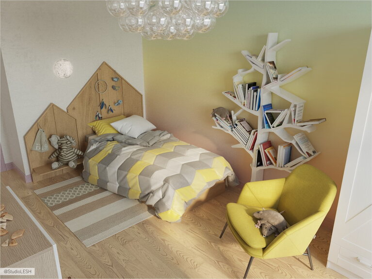 Яркая детская комната