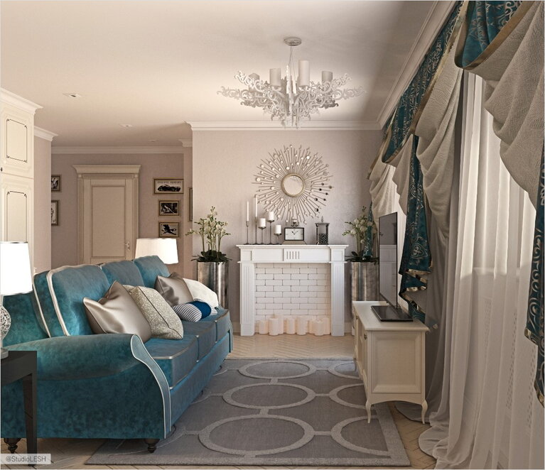 Классическая гостиная